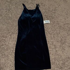 Jean Paul Gaultier Black Velvet Mini Dress